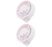 GATHINESS 2pcs Body Bmi Calculator Tape Measuring Tape 1.5m Retractable Waist Measure Multi-function and Accurate Measurement for Clinic and Hospital Use