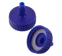 GATHINESS 2pcs Calf Drenching Bottle Cap Farm Animal Milk Bottle Cap Replacement Plastic Blue Cover for Lamb and Goat Dairy Farm Use for Veterinarians