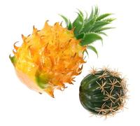 GATHINESS 2pcs Car Antenna Topper Pineapple Cactus Shape Pu Decoration Stylish Exterior Accessory for Vehicle Compatible with Various Models