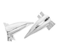 GATHINESS 2pcs Devil Horns Hair Clips for Halloween Silver Alloy Metal Horn Hairpins with Secure Fit and Realistic 3d Design, for Cosplay, Costume Parties, and Role-play Accessories