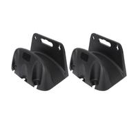 GATHINESS 2pcs Garden Water Hose Holder Wall Mount Black Pp Material Easy Assembly Keeps Hoses Off The Ground Mount on Fence Outdoor Holder Hanger