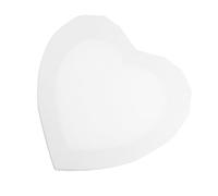 GATHINESS 2pcs Loving Heart Canvas Cotton Painting Boards Professional Drawing Boards Creative Funny White Heart Shape for Art Time Drawing