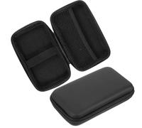 GATHINESS 2pcs Mini Storage Box Cable Case Tampon Storage Bag Organizer Pouches with Multi-partition Design and Elastic Band for Travel and Quick Access