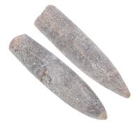 GATHINESS 2pcs Natural Belemnite Specimens Mineral for Paleontology Study and Hotel Decor Authentic Epifaunal Remains for Teaching Home Display Geology Enthusiasts