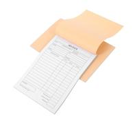 GATHINESS 2pcs Order Receipt Invoice Pad Invoice Forms Pad Three Part Format Paper with Sturdy Board Versatile Use Suitable for On-the-go Operations for Bakeries and Boutiques