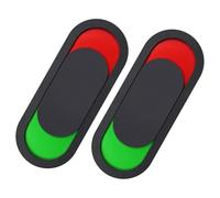 GATHINESS 2pcs Privacy Door Sign Slider 3×7cm Black Blank Vacancy Occupied Indicator for Office, Hotel, Bathroom Use