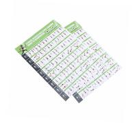 GATHINESS 2pcs Resistance Band Workout Poster, Exercise Movement Poster, Double-sided Laminated Paper, 17x23 Inch, Comprehensive Full-body Training Guide, for Beginners and Fitness