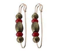 GATHINESS 2pcs Retro Alloy Cardigan Clips for Women Sweater Shawl Brooch Pins, Convenient to Apply and Does Not Damage Clothes, for Casual Occasions and Christmas