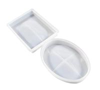 GATHINESS 2pcs Silicone Soap Storage Holder Mold for DIY Handicrafts and Crafts Making Practical and Convenient Soap Box Casting Mold