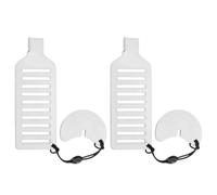 GATHINESS 2pcs Stainless Steel Portable Door Lock for Apartment and Bedroom Doors, Easy to Install with No Drilling Required, Lightweight Design for Dorm Rooms and Short-Term Rentals