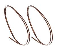 GATHINESS 2pcs Tiger Pattern Abs Plastic Purfling Strip for Acoustic and Classical Guitars 63.98x0.24 Inch Guitar Border Trim Preventing Marks Protecting Rim Binding