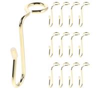 GATHINESS 36pcs Multi Purpose Metal Clothes Hanger Extender Hook with Tool-Free Installation and Stainless Steel Material, for Tight Closets and Household Organization, Mini Hanger Connector