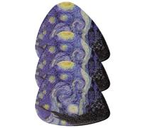 GATHINESS 3Pcs Electric Guitar Picks 0.46Mm Triangle Small Guitar Finger Picks Ukulele Accessories