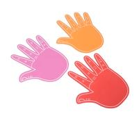 GATHINESS 3pcs Hand Shaped Foam Cheer Prop for Team Banners, EVA | Rounded Edges, Matte Finish, Photo Friendly, Injury Reducing Design for Cheer Squads and Students