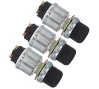 GATHINESS 3pcs Push Button Starter Switch 12v 50a Waterproof Momentary Start Switch for Car Engine Truck Boat Horn with Premium Sturdy Iron and Rubber Material