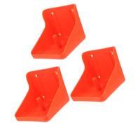 GATHINESS 3pcs Salt Block Holder for Livestock and Poultry, Red Plastic Licking Rack with Convenient and Practical Design, Suitable for Indoor and Outdoor Farm Feeding Use