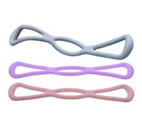 GATHINESS 3pcs Strength Bands Resistance Set for Full-body Workout, High Elasticity Tpr Exercise Bands with Easy to Carry Design, for Yoga Sessions and Outdoor Fitness