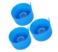 GATHINESS 3pcs Universal Fit Water Jug Lid Replacement Cap with Handle, Sturdy Plastic Non-Spill Cover for Water Dispensers, Suitable for Offices and Gym Use