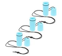 GATHINESS 3pcs Waterproof Dry Box Protective Case with Lanyard for Kayak and Canoe, Compact Plastic Floating Storage Box with Sleek Look for Cash and Small Electronics during Outdoor