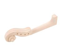GATHINESS 4/4 Violin Scroll Maple Blank for Violin Making and Repair, Unfinished Wooden Neck Replacement Resisting Cracking with Easy Drilling, for Educational Projects and Students
