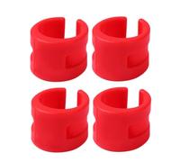 GATHINESS 4 Pcs Anti Collision Rubber Rings Rear Fork Protector | Red Rubber Build, Corrosion Resistant Frame Shield, Helps Reduce Chain Noise and Scratches for Cyclists