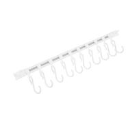 GATHINESS 4 Sets Kitchen Hooks Sliding Rail Hooks with Advanced Adhesive Technology for Strong Load-Bearing Capacity Seamless Multi-Purpose Hangers for Office and Studies