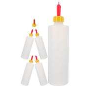 GATHINESS 400ml Lamb Milk Feeder Bottle for Farm Use Pvc Livestock Nursing Bottle with Handle for Goats and Puppies Everyday Use on The Farm