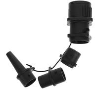 GATHINESS 4pcs Air Pump Adapter Kit for Kayaks and Gymnastics Mats with Dual Function Design and Tight Connection Abs Material Pumping Connector for Inflatable Paddle Boards and Sup