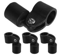 GATHINESS 4pcs Boat Bimini Top Fittings 0.98 Inch Nylon Tube End Caps | Black Plastic Hinge Joint, Quick Swap Screw Lock Connector, Marine Use for Tube Ends and Frames