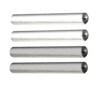 GATHINESS 4pcs Electrolyzer Aluminum and Iron Rods Straight and Square Type for Science Lab Water Purity Testing Travel Use