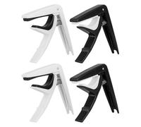 GATHINESS 4pcs Practical Guitar Capo Clamp for Guitar and Ukulele with Comfortable Touch and Wear-resistant Abs Material, Suitable for Music Teachers and Professionals