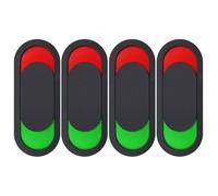 GATHINESS 4pcs Privacy Signs for Office and Conference Doors, Black Pmma Slider Privacy Indicator, Practical and Sturdy Door Signs for Vacant or Occupied Status in Shopping Malls and Offices