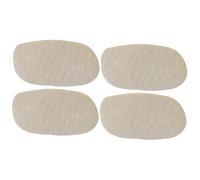 GATHINESS 4Pcs String Bridge Parchment Pads for Violin Sheepskin Protective Film Accessories Comfort Design for Music Students and Practice