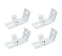 GATHINESS 4pcs Vertical Blind L Shape Bracket Set Curtain Fixing Support Clips for Side and Top Mounting, Home Bracket Accessories for Vertical Blinds Installation