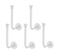 GATHINESS 5 Pcs Acrylic Hair Accessories Organizer for Wall Mount, Multi-purpose Stylish Scrunchie Holders and Hair Tie Display Rack, Simple Design for Female