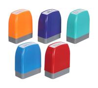 GATHINESS 5 Piece Teacher Self-Inking Scoring Stamp Set Perfect for Classroom Language Learning and Homework Evaluation, Plastic Illustrated Design to Visual Feedback and Motivate