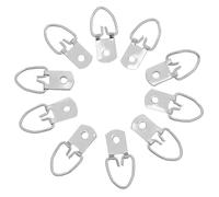 GATHINESS 500pcs Stainless Steel Hanging Artwork Hooks with Single Eyelet Geometric Shape for Mirrors and Large Photo Frames, Easy Installation and Handles Substantial Weight, for Galleries