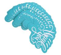 GATHINESS 50pcs Small Business Thank You Cards Pink Sturdy Cardstock Unique Design Charming Double-sided Prints with Envelope for Packaging and Birthday Cards