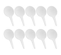 GATHINESS 50pcs Stainless Steel Gardening Tags Round Plant Labels Silver Practical Convenient Garden Markers for Outdoor Plant Identification