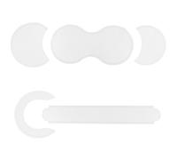 GATHINESS 5pcs Acrylic Stencil Template for Leather Craft Coin Purse with Precision Cutting and Weather Resistance, for DIY and Professional Use