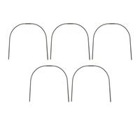 GATHINESS 5pcs Foldable Chicken Tunnel Hoop Frame for Garden and DIY Use, Plastic Green Garden Bed Support Hoops with Instant Assembly for Plant and Chicken Protection