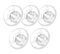 GATHINESS 5pcs Plastic Footswitch Topper Caps for Guitar Footswitch Knob and Effect Pedal Protection Compact and Easy to Carry Mushroom-shaped Pedal Knob Caps to Extend Service Life