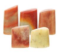 GATHINESS 5pcs Seal Stone for Calligraphy Name Stamp Teacher Stamp Thickened Stone Material Engraving Without Burrs Suitable for Cards Letters Assorted Style