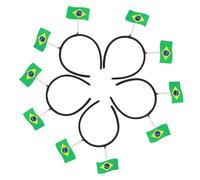 GATHINESS 5pcs Soccer Fans Headbands World Flag Design, Comfortable Felt and Pp Material Hair Bands for Outdoor Soccer Support Activities and Sports Matches, Vibrant Team Representation