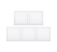 GATHINESS 5pcs White Blank Wooden Canvas Boards Suitable for Watercolor Painting with Comfortable Texture, for Beginners and Painting Enthusiasts in Interest and Other Occasions