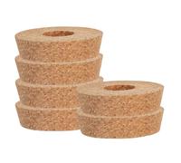 GATHINESS 6 Pcs Hydroponic Vase Lids Glass Container Cork Lids for Micro Landscape Showcasing Plants with Proper Ventilation Brown Cork Material Sl nd Stylish Design