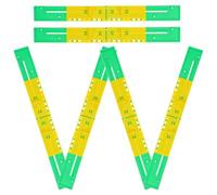 GATHINESS 6pcs Beehive Entrance Reducer 10 Frame Abs Beekeeping Supplies with Mouse Guard and Ventilation, Fits Most , for Apiary Operations and Outdoor Use, Green 37cm