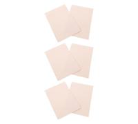 GATHINESS 6pcs Beige Suede Dance Shoe Sliders with Self-adhesive Square Pads for Sole Protection and Anti-skid Performance, for Ballet and Jazz Dancers Practicing at Home or Studio