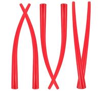 GATHINESS 6pcs Extension Tip for Caulking Reusable Caulk Nozzle Plastic Red for Sausage Caulk Gun, Wall Sealing and Renovation Tasks
