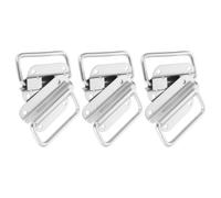 GATHINESS 6pcs Folding Stainless Steel Toolbox Handles Heavy Duty Metal Pull Grip for Tool Boxes Wooden Crates Flight Cases Easy Installation Ergonomic Design